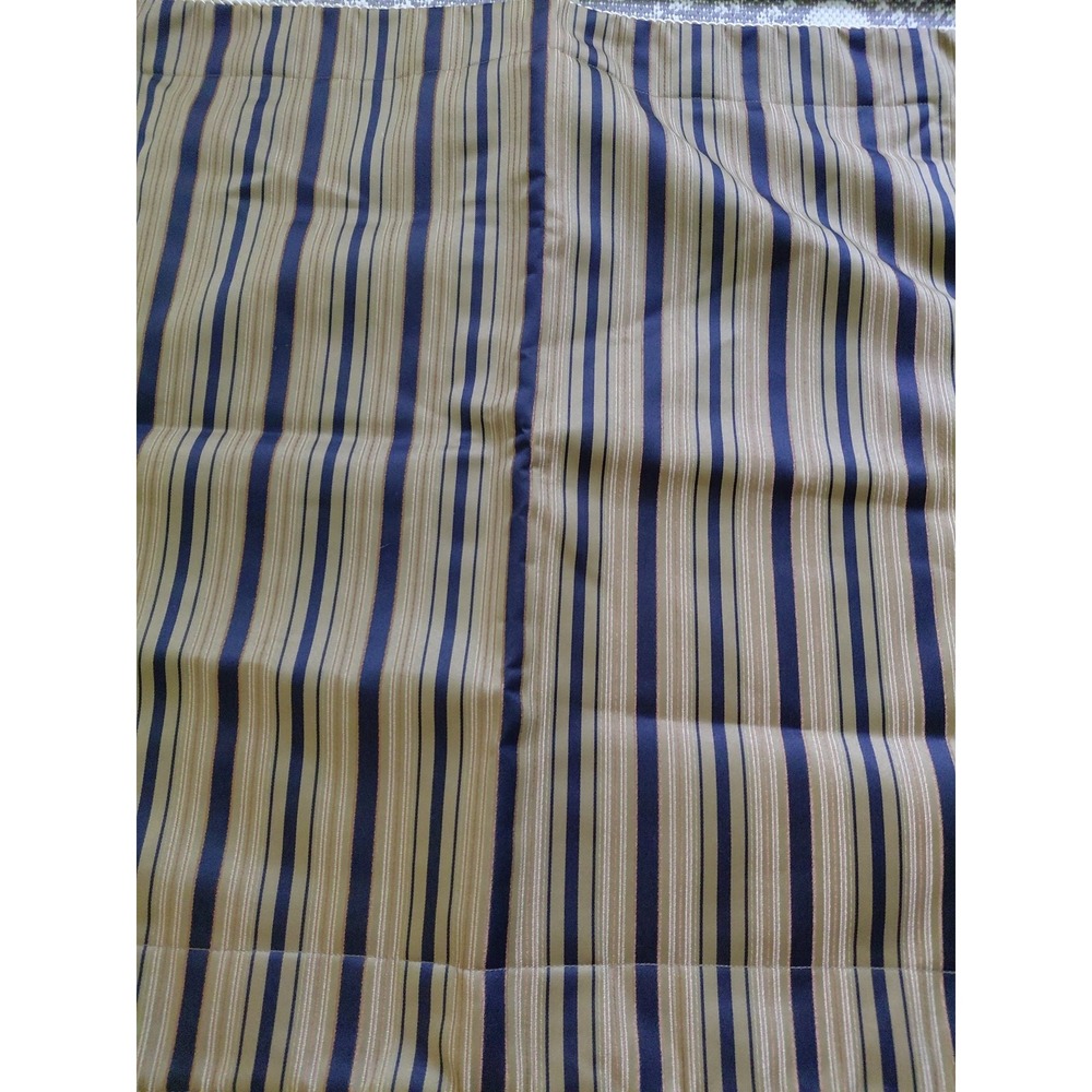 2 Ashley Pillow Shams Euro Square 26X26 Gold Black Stripe Luxury Decor Old Money - Picture 3 of 8